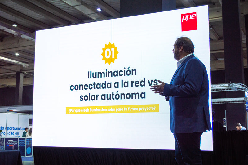 Iluminación Solar PPE en Feria Mercado Público